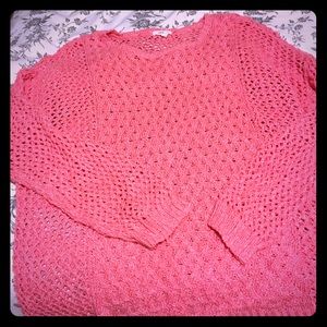Maurices salmon/pink sweater